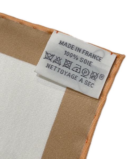 HERMES（エルメス）HERMES (エルメス) カレ 90/HERMES STORY エルメス ストーリー ベージュ サイズ:90の古着・服飾アイテム