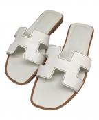 HERMESエルメス）の古着「オランサンダル」｜ホワイト
