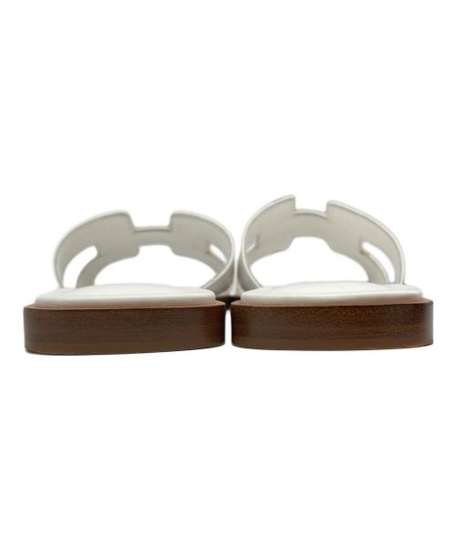 HERMES（エルメス）HERMES (エルメス) オランサンダル ホワイト サイズ:34の古着・服飾アイテム