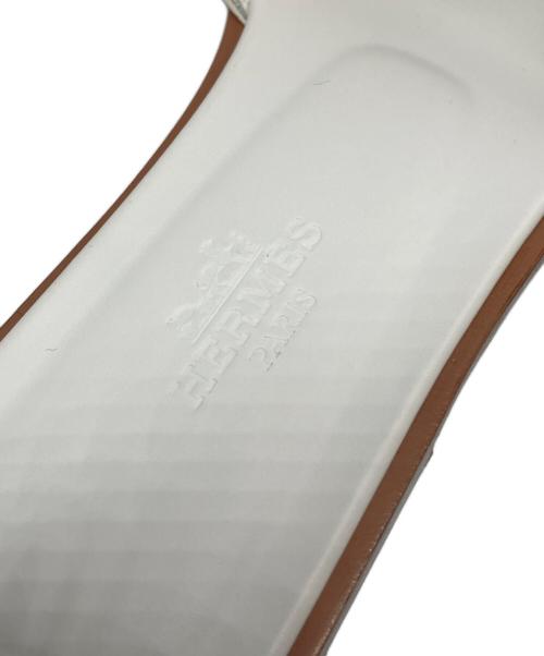 HERMES（エルメス）HERMES (エルメス) オランサンダル ホワイト サイズ:34の古着・服飾アイテム