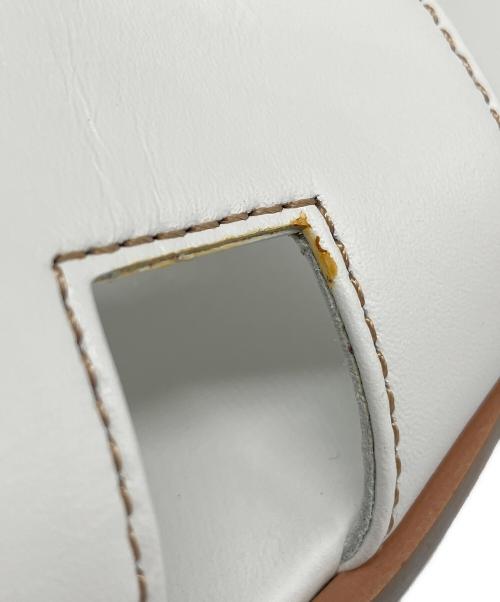 HERMES（エルメス）HERMES (エルメス) オランサンダル ホワイト サイズ:34の古着・服飾アイテム
