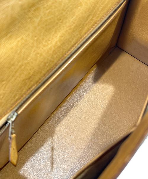 HERMES（エルメス）HERMES (エルメス) ケリー32 外縫い/チェスナッツ/ゴールド金具/オーストリッチ/〇Y刻印:1995年製 チェスナッツ サイズ:32の古着・服飾アイテム