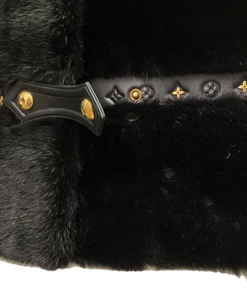 LOUIS VUITTON（ルイ ヴィトン）LOUIS VUITTON (ルイ ヴィトン) ミンク ファーベスト ブラック サイズ:34の古着・服飾アイテム