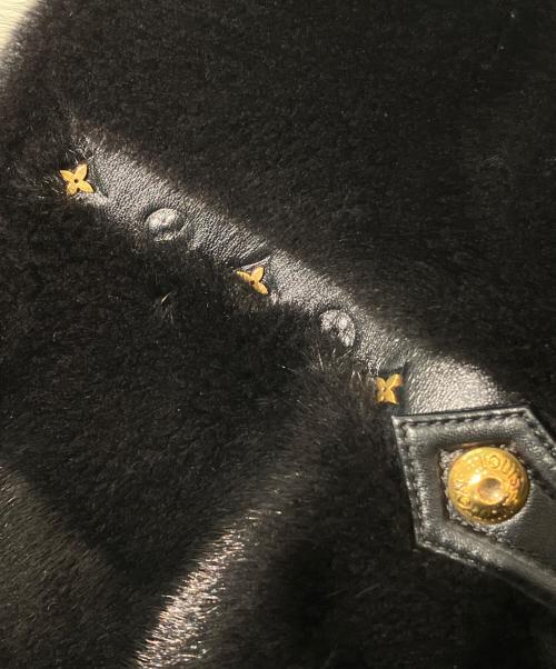 LOUIS VUITTON（ルイ ヴィトン）LOUIS VUITTON (ルイ ヴィトン) ミンク ファーベスト ブラック サイズ:34の古着・服飾アイテム