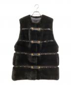 LOUIS VUITTONルイ ヴィトン）の古着「ミンク ファーベスト」｜ブラック