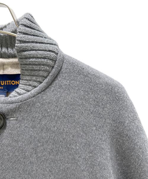 LOUIS VUITTON（ルイ ヴィトン）LOUIS VUITTON (ルイ ヴィトン) スローチロングボンバーコートFRCO41QWE ライトグレー サイズ:36の古着・服飾アイテム