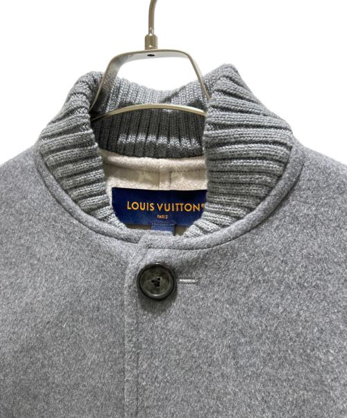 LOUIS VUITTON（ルイ ヴィトン）LOUIS VUITTON (ルイ ヴィトン) スローチロングボンバーコートFRCO41QWE ライトグレー サイズ:36の古着・服飾アイテム