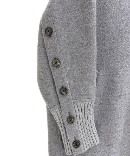 LOUIS VUITTON（ルイ ヴィトン）LOUIS VUITTON (ルイ ヴィトン) スローチロングボンバーコートFRCO41QWE ライトグレー サイズ:36の古着・服飾アイテム