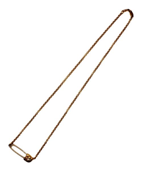 CHROME HEARTS（クロムハーツ）CHROME HEARTS (クロムハーツ) SAFETY PIN 1DIA NECKLACE(セーフティピン1ダイヤネックレス)/ロールチェーン サイズ:-の古着・服飾アイテム