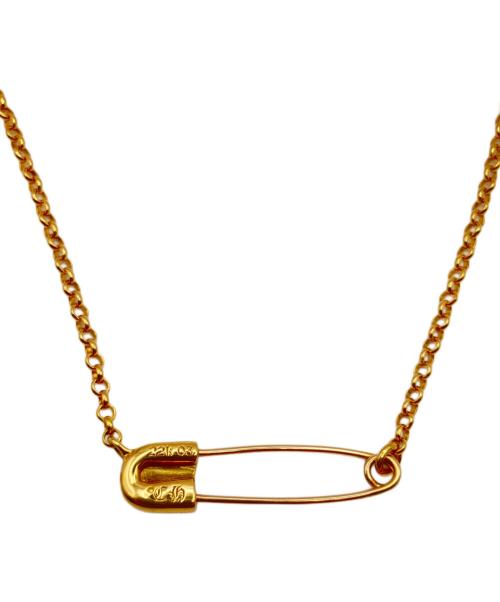 CHROME HEARTS（クロムハーツ）CHROME HEARTS (クロムハーツ) SAFETY PIN 1DIA NECKLACE(セーフティピン1ダイヤネックレス)/ロールチェーン サイズ:-の古着・服飾アイテム