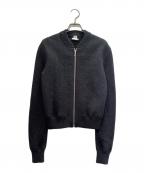 HERMESエルメス）の古着「クリケティス ニットブルゾン」｜ブラック