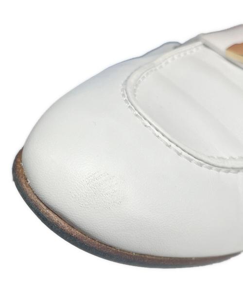 HERMES（エルメス）HERMES (エルメス) モカシンローファー ホワイト サイズ: 38 1/2の古着・服飾アイテム