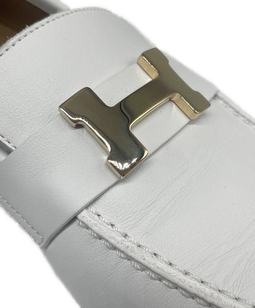 HERMES（エルメス）HERMES (エルメス) モカシンローファー ホワイト サイズ: 38 1/2の古着・服飾アイテム