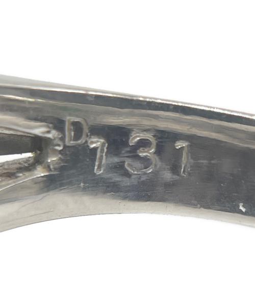 NO BRAND（ノーブランド）NO BRAND (ノーブランド) 翡翠 ダイヤ 取り巻きリング サイズ:11号の古着・服飾アイテム