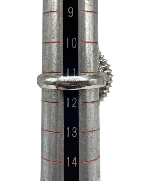 NO BRAND（ノーブランド）NO BRAND (ノーブランド) 翡翠 ダイヤ 取り巻きリング サイズ:11号の古着・服飾アイテム