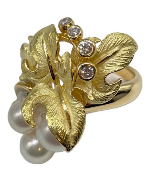 NO BRAND JEWELRY（ノーブランドジュエリー）NO BRAND JEWELRY (ノーブランドジュエリー) フラワーデザインリング サイズ:12号の古着・服飾アイテム