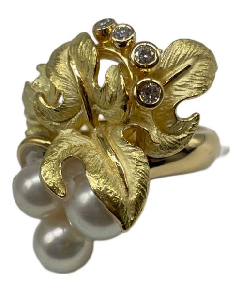 NO BRAND JEWELRY（ノーブランドジュエリー）NO BRAND JEWELRY (ノーブランドジュエリー) フラワーデザインリング サイズ:12号の古着・服飾アイテム