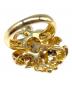 中古・古着 NO BRAND JEWELRY (ノーブランドジュエリー) フラワーデザインパール×ダイヤモンドリング/K18/16.8g サイズ:12号：270000円