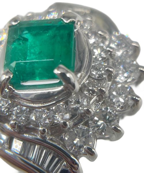 NO BRAND（ノーブランド）NO BRAND (ノーブランド) エメラルド ダイヤリング サイズ:12号の古着・服飾アイテム