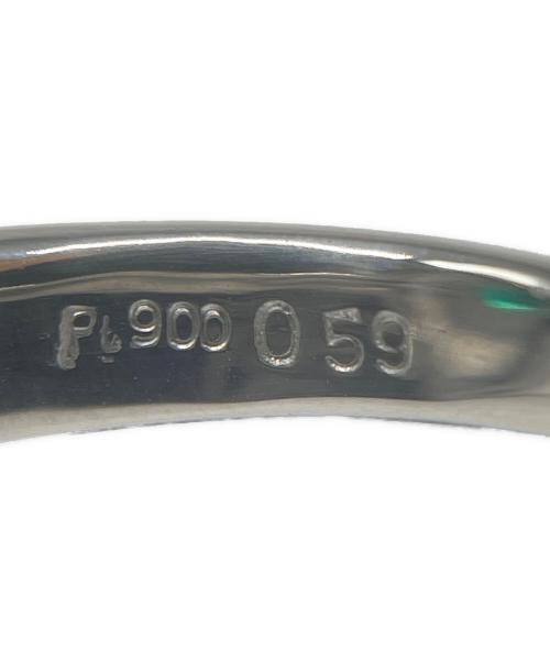 NO BRAND（ノーブランド）NO BRAND (ノーブランド) エメラルド ダイヤリング サイズ:12号の古着・服飾アイテム