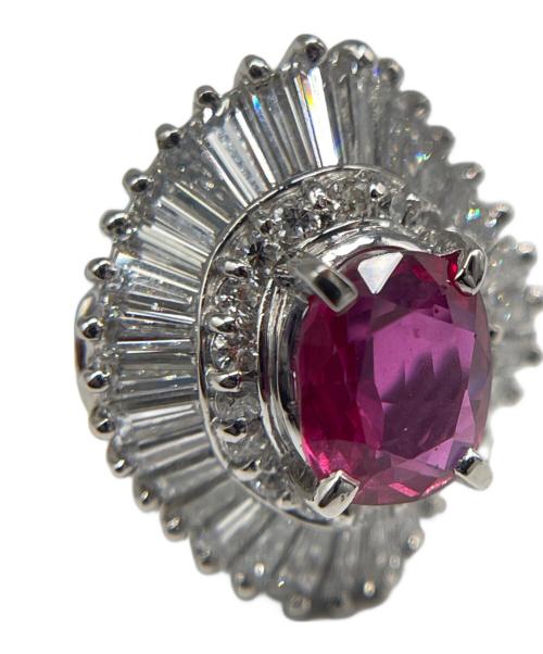 NO BRAND（ノーブランド）NO BRAND (ノーブランド) バレリーナ ルビーリング サイズ:16号の古着・服飾アイテム