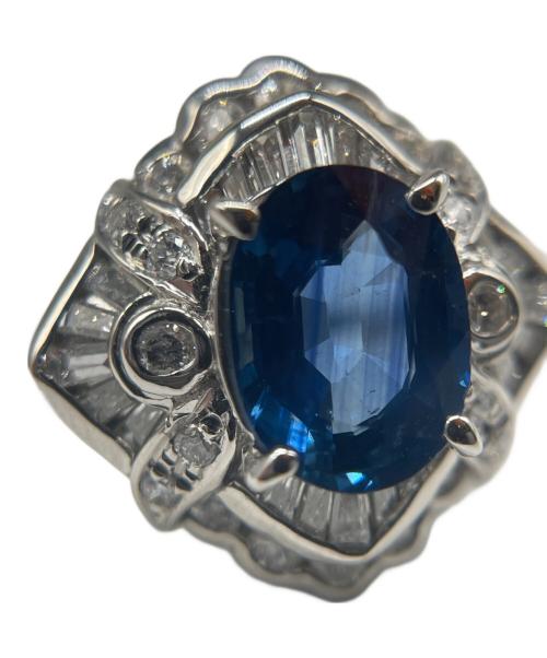 NO BRAND（ノーブランド）NO BRAND (ノーブランド) サファイア ダイヤモンド リング  サイズ:14号の古着・服飾アイテム