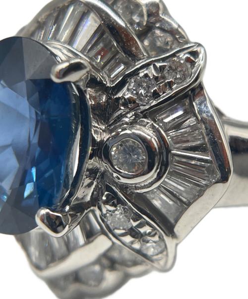 NO BRAND（ノーブランド）NO BRAND (ノーブランド) サファイア ダイヤモンド リング  サイズ:14号の古着・服飾アイテム