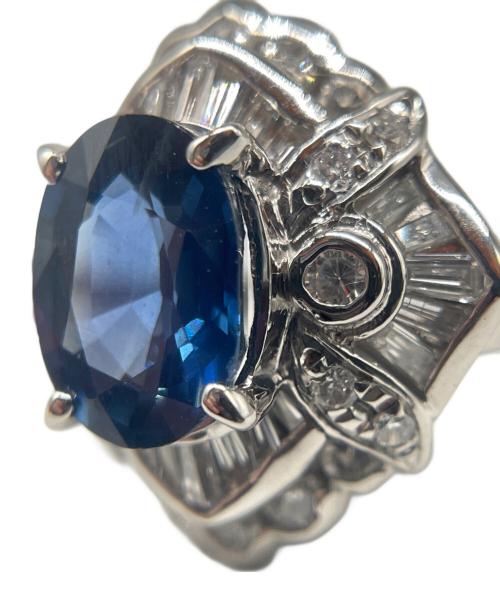 NO BRAND（ノーブランド）NO BRAND (ノーブランド) サファイア ダイヤモンド リング  サイズ:14号の古着・服飾アイテム