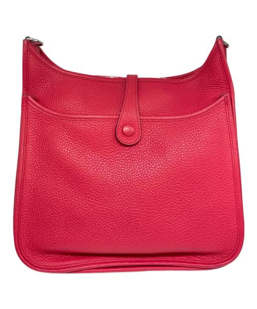 HERMES（エルメス）HERMES (エルメス) エブリンPM/シルバー金具/トリヨンクレマンス/レッド系/D刻印 レッド系 サイズ:PMの古着・服飾アイテム