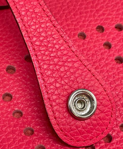 HERMES（エルメス）HERMES (エルメス) エブリンPM/シルバー金具/トリヨンクレマンス/レッド系/D刻印 レッド系 サイズ:PMの古着・服飾アイテム