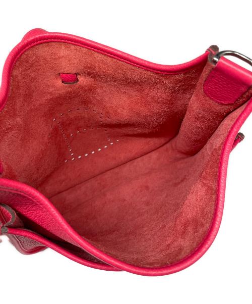 HERMES（エルメス）HERMES (エルメス) エブリンPM/シルバー金具/トリヨンクレマンス/レッド系/D刻印 レッド系 サイズ:PMの古着・服飾アイテム