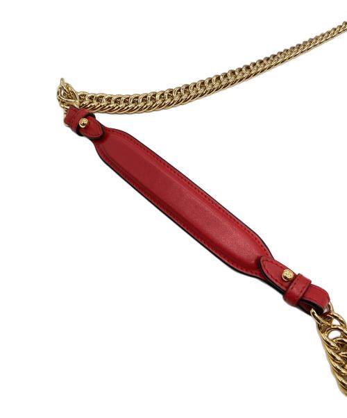FENDI（フェンディ）FENDI (フェンディ) MINI KAN I チェーンショルダーバッグ レッドの古着・服飾アイテム