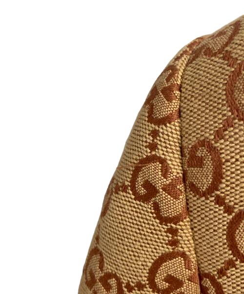 GUCCI（グッチ）GUCCI (グッチ) GG柄テーラードジャケット ブラウン サイズ:44の古着・服飾アイテム