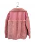 Chika Kisada (チカ キサダ) ムートン ライダースジャケット ピンク サイズ:1：44000円