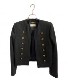 Saint Laurent Paris（サンローランパリ）の古着「ナポレオンジャケット」｜ブラック