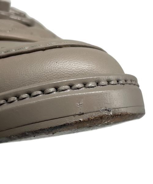 CHANEL（シャネル）CHANEL (シャネル) ココマーク マトラッセ ローファー グレー サイズ:38Cの古着・服飾アイテム
