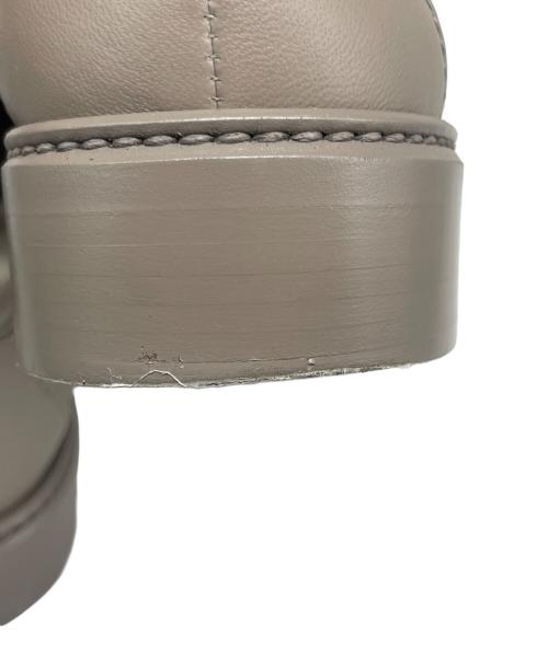 CHANEL（シャネル）CHANEL (シャネル) マトラッセ ココターンロック ローファー グレー サイズ:38Cの古着・服飾アイテム