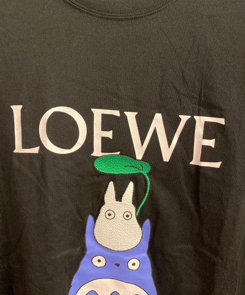LOEWE（ロエベ）LOEWE (ロエベ) スタジオジブリ (スタジオジブリ) となりのトトロ クルーネック カットソー ブラック サイズ:Mの古着・服飾アイテム
