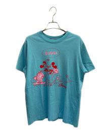 GUCCI（グッチ）の古着「Gucci Disney x Mickey Mouse Short Sleeve T-Shirt/ミッキーマウス ショートスリーブカットソー」｜ブルー