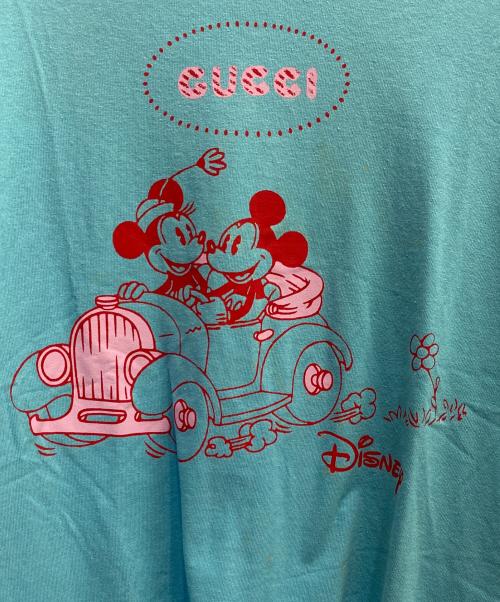 GUCCI（グッチ）GUCCI (グッチ) Gucci Disney x Mickey Mouse Short Sleeve T-Shirt/ミッキーマウス ショートスリーブカットソー ブルー サイズ:Sの古着・服飾アイテム