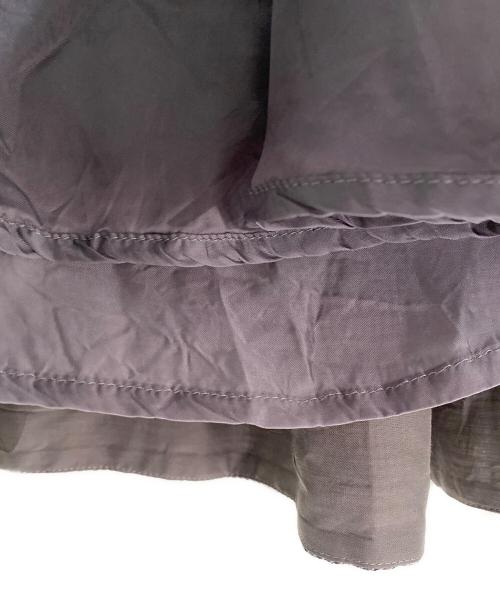 ebure（エブール）ebure (エブール) チェック柄プリーツスカート グレー サイズ:38の古着・服飾アイテム