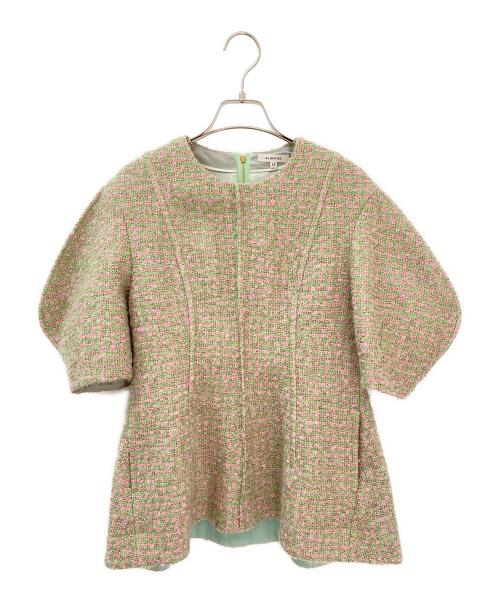 BLAMINK（ブラミンク）BLAMINK (ブラミンク) P LAME TWD LANTERNSSL グリーン サイズ:36の古着・服飾アイテム