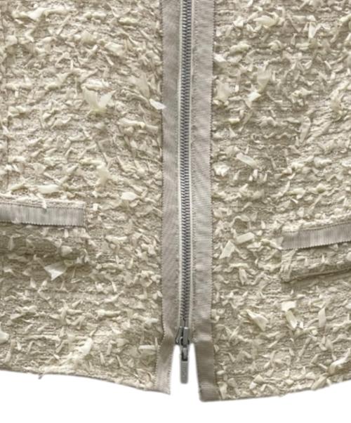 FOXEY BOUTIQUE（フォクシー ブティック）FOXEY BOUTIQUE (フォクシー ブティック) Jacket Tea Rose ベージュ サイズ:38の古着・服飾アイテム