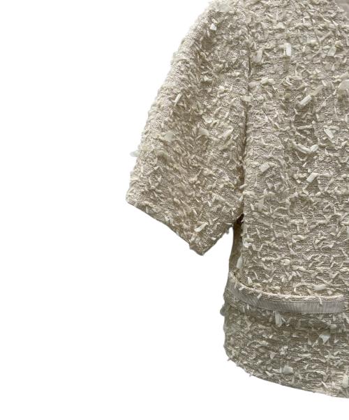 FOXEY BOUTIQUE（フォクシー ブティック）FOXEY BOUTIQUE (フォクシー ブティック) Jacket Tea Rose ベージュ サイズ:38の古着・服飾アイテム