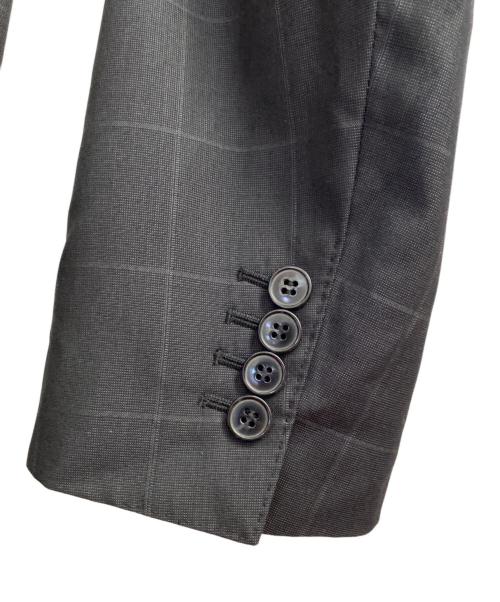 DOLCE & GABBANA（ドルチェ＆ガッバーナ）DOLCE & GABBANA (ドルチェ＆ガッバーナ) タータンチェック 2B ウール テーラードジャケット ネイビー サイズ:50の古着・服飾アイテム