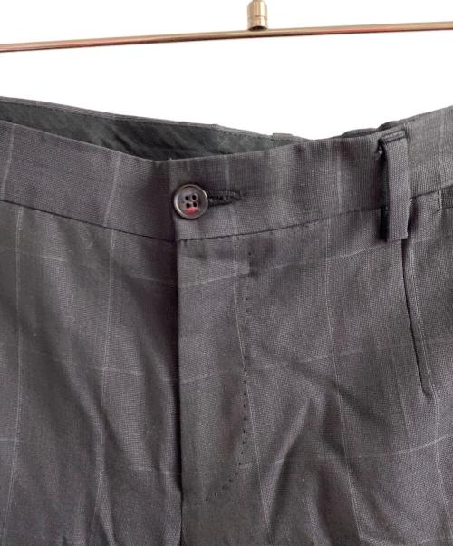 DOLCE & GABBANA（ドルチェ＆ガッバーナ）DOLCE & GABBANA (ドルチェ＆ガッバーナ) タータンチェック 2B ウール テーラードジャケット ネイビー サイズ:50の古着・服飾アイテム