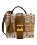 MARK CROSSマーククロス）の古着「2WAYカゴバッグ」｜ナチュラル