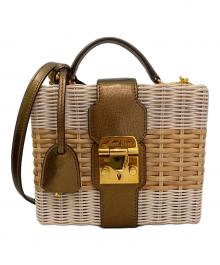 MARK CROSS（マーククロス）の古着「2WAYカゴバッグ」｜ナチュラル