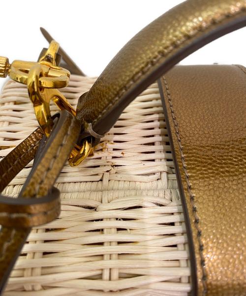 MARK CROSS（マーククロス）MARK CROSS (マーククロス) 2WAYカゴバッグ ナチュラルの古着・服飾アイテム