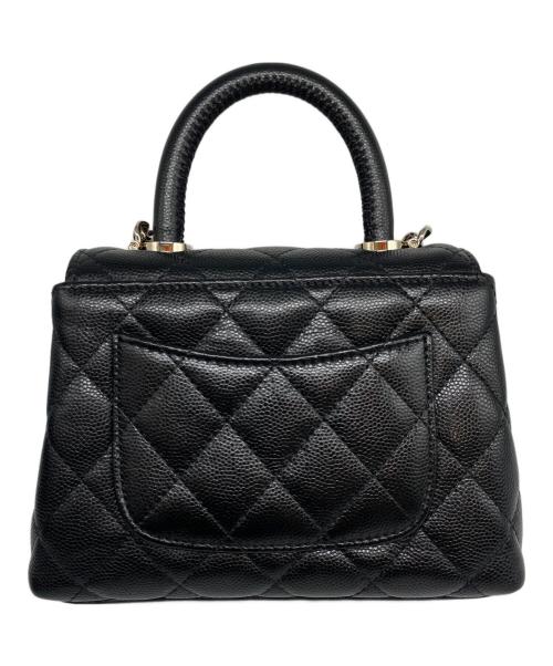 CHANEL（シャネル）CHANEL (シャネル) ココハンドル エクストラミニ ブラック サイズ:エクストラミニの古着・服飾アイテム